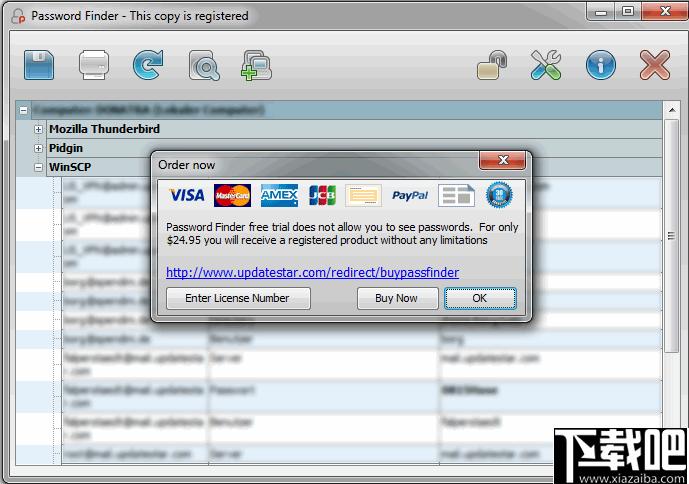 Password Finder下载,密码查找,密钥查找